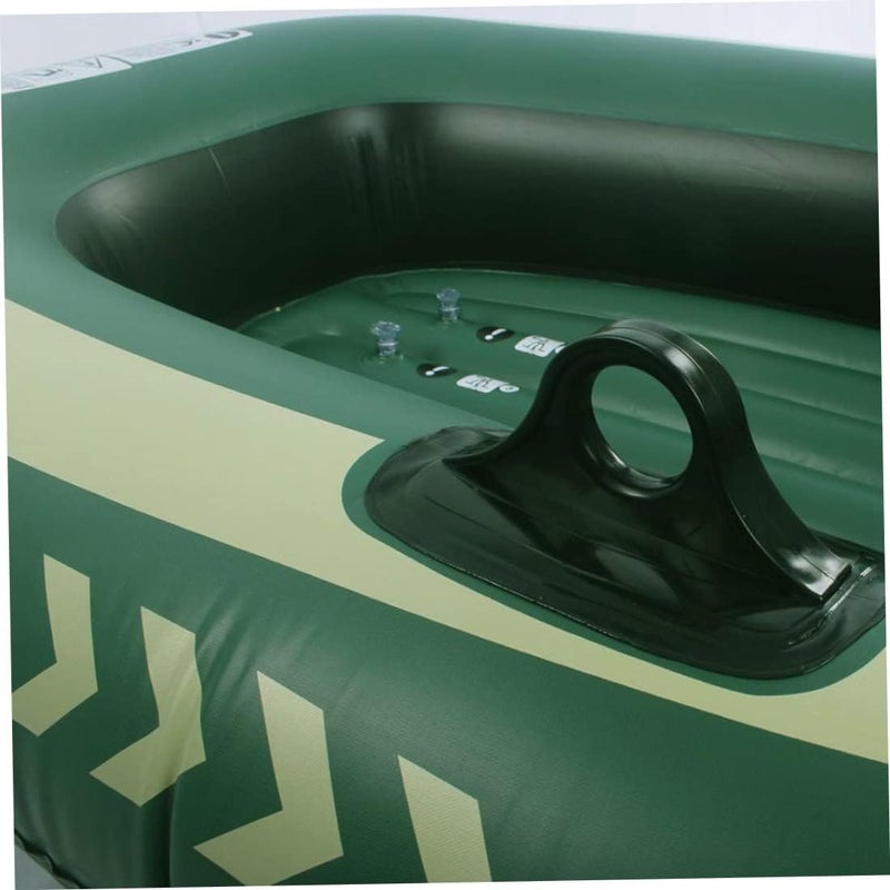 woobles Dingy Boats, Inflatable Boat Challenger Inflatable Boat Set Thickened Rowing Boats for Kids Green One Person, Inflatable Boat - Image 4